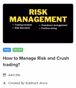 Trade With Sidharth How to Manage Risk and Crush Trading Course