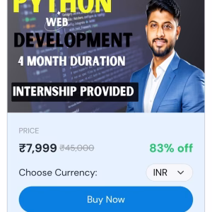 PYTHON Web Development