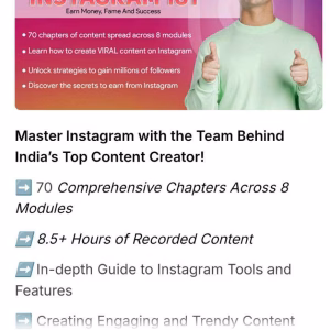 Ranveer Allahbadia Instagram 101 Full Complete Course Uploaded