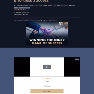 WINNING THE INNER GAME OF SUCCESS: EXACT SYSTEM TO CREATE EFFORTLESS SUCCESS -GUNIGURU.COM